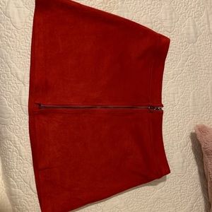 Red Zara Skirt